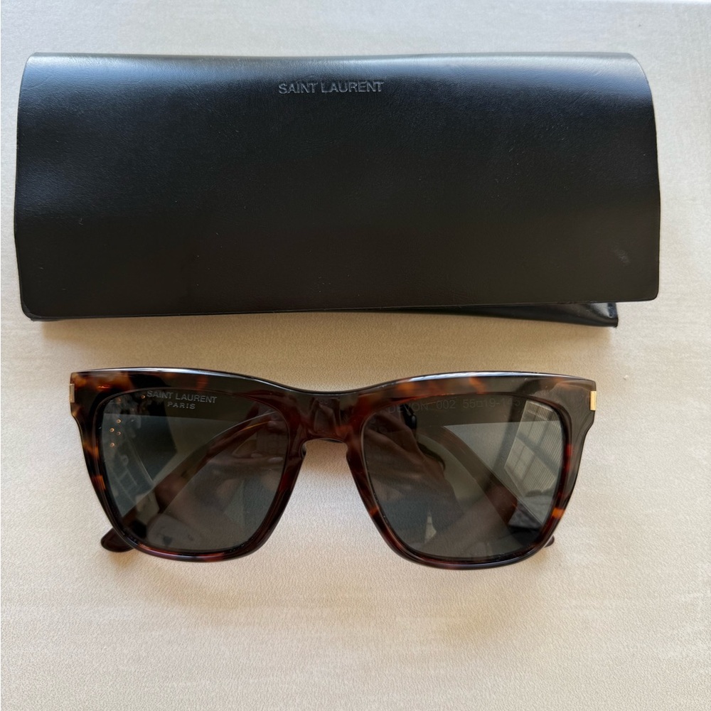 Authentic Saint Laurent SL 137 tortoise sunglasses